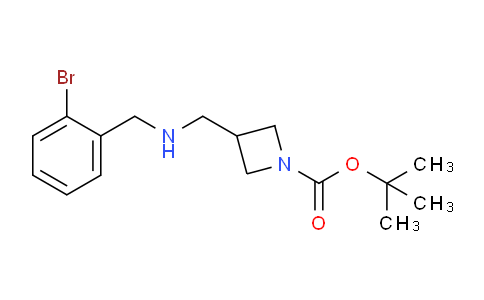 CAS No. 887589-78-8, tert-Butyl 3-(((2-bromobenzyl)amino)methyl)azetidine-1-carboxylate