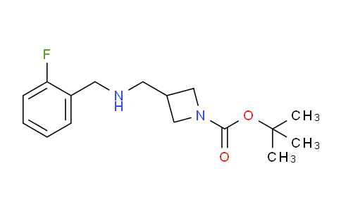 CAS No. 887590-08-1, tert-Butyl 3-(((2-fluorobenzyl)amino)methyl)azetidine-1-carboxylate