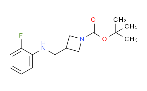 CAS No. 887589-96-0, tert-Butyl 3-(((2-fluorophenyl)amino)methyl)azetidine-1-carboxylate