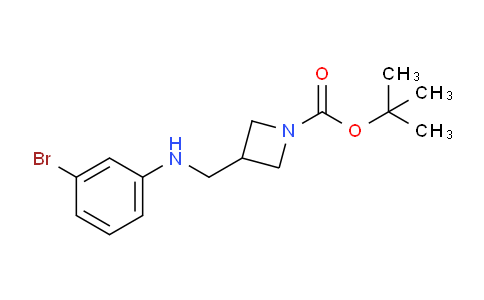 CAS No. 887589-70-0, tert-Butyl 3-(((3-bromophenyl)amino)methyl)azetidine-1-carboxylate