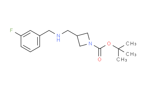 CAS No. 887590-12-7, tert-Butyl 3-(((3-fluorobenzyl)amino)methyl)azetidine-1-carboxylate