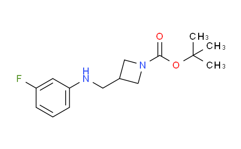 CAS No. 887590-00-3, tert-Butyl 3-(((3-fluorophenyl)amino)methyl)azetidine-1-carboxylate