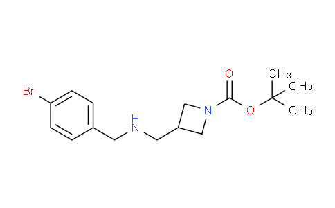 CAS No. 887589-86-8, tert-Butyl 3-(((4-bromobenzyl)amino)methyl)azetidine-1-carboxylate