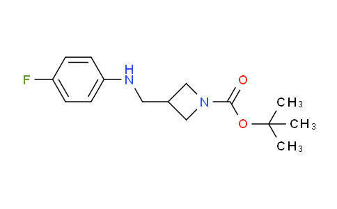 CAS No. 887590-04-7, tert-Butyl 3-(((4-fluorophenyl)amino)methyl)azetidine-1-carboxylate