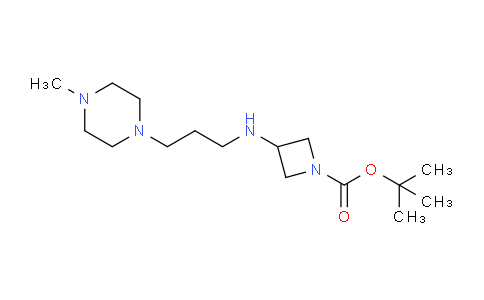 CAS No. 887580-89-4, tert-Butyl 3-((3-(4-methylpiperazin-1-yl)propyl)amino)azetidine-1-carboxylate