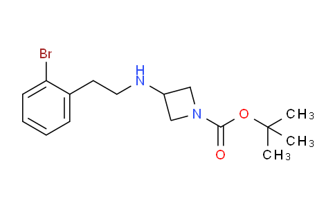 CAS No. 887579-80-8, tert-Butyl 3-((2-bromophenethyl)amino)azetidine-1-carboxylate