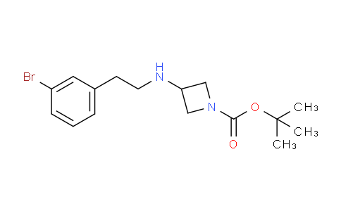 CAS No. 887579-86-4, tert-Butyl 3-((3-bromophenethyl)amino)azetidine-1-carboxylate