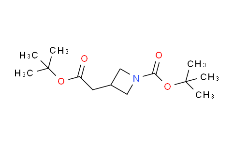 CAS No. 1245643-03-1, tert-Butyl 3-(2-(tert-butoxy)-2-oxoethyl)azetidine-1-carboxylate