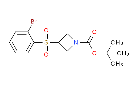 CAS No. 887593-53-5, tert-Butyl 3-((2-bromophenyl)sulfonyl)azetidine-1-carboxylate