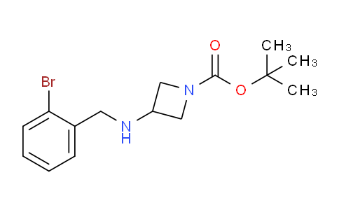 CAS No. 887579-59-1, tert-Butyl 3-((2-bromobenzyl)amino)azetidine-1-carboxylate