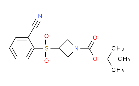CAS No. 887593-70-6, tert-Butyl 3-((2-cyanophenyl)sulfonyl)azetidine-1-carboxylate
