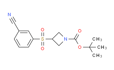 CAS No. 887593-72-8, tert-Butyl 3-((3-cyanophenyl)sulfonyl)azetidine-1-carboxylate