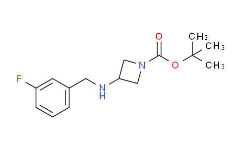 CAS No. 887580-20-3, tert-Butyl 3-((3-fluorobenzyl)amino)azetidine-1-carboxylate