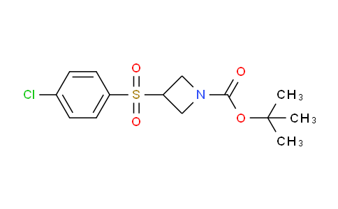 CAS No. 887593-63-7, tert-Butyl 3-((4-chlorophenyl)sulfonyl)azetidine-1-carboxylate