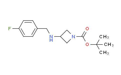 CAS No. 887580-28-1, tert-Butyl 3-((4-fluorobenzyl)amino)azetidine-1-carboxylate
