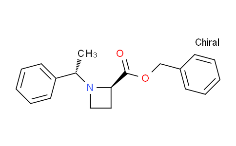 CAS No. 249734-37-0, (R)-Benzyl 1-((S)-1-phenylethyl)azetidine-2-carboxylate