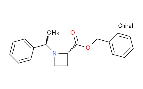 CAS No. 247051-66-7, (S)-Benzyl 1-((S)-1-phenylethyl)azetidine-2-carboxylate