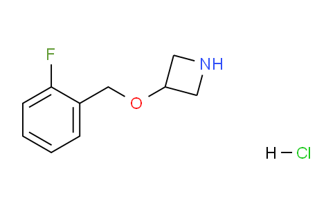 CAS No. 1185304-72-6, 3-((2-Fluorobenzyl)oxy)azetidine hydrochloride