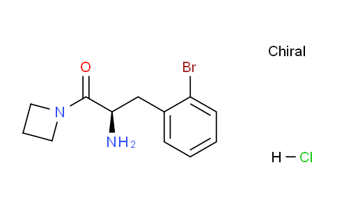 CAS No. 1162654-36-5, (R)-2-Amino-1-(azetidin-1-yl)-3-(2-bromophenyl)propan-1-one hydrochloride