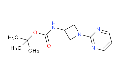 CAS No. 1365988-30-2, tert-Butyl (1-(pyrimidin-2-yl)azetidin-3-yl)carbamate