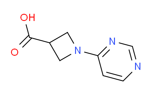 CAS No. 1339670-12-0, 1-(Pyrimidin-4-yl)azetidine-3-carboxylic acid