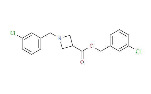 CAS No. 1261233-80-0, 3-Chlorobenzyl 1-(3-chlorobenzyl)azetidine-3-carboxylate