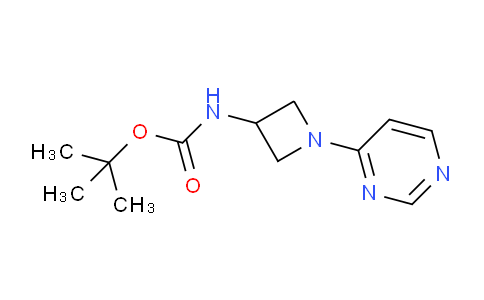CAS No. 1380300-30-0, tert-Butyl (1-(pyrimidin-4-yl)azetidin-3-yl)carbamate