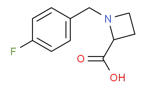 CAS No. 1042414-89-0, 1-(4-Fluorobenzyl)azetidine-2-carboxylic acid