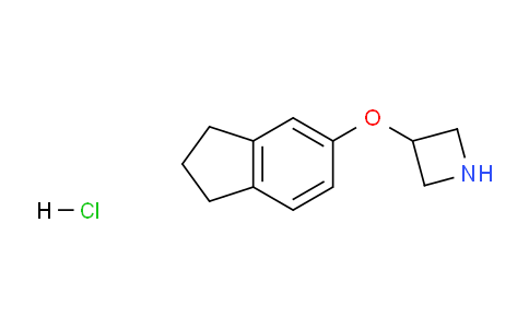 CAS No. 1449117-71-8, 3-((2,3-Dihydro-1H-inden-5-yl)oxy)azetidine hydrochloride