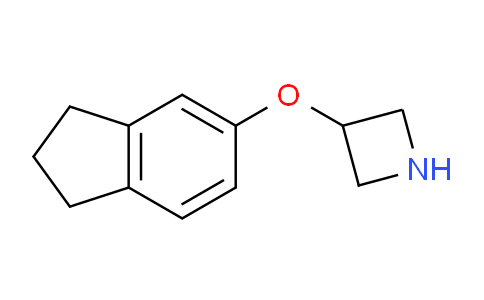CAS No. 1220028-55-6, 3-((2,3-Dihydro-1H-inden-5-yl)oxy)azetidine