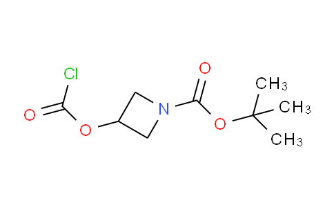 CAS No. 1009368-28-8, tert-Butyl 3-((chlorocarbonyl)oxy)azetidine-1-carboxylate