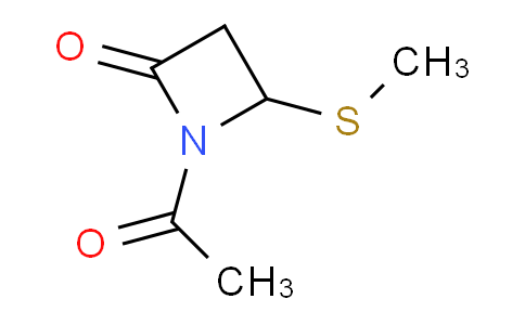 CAS No. 119873-97-1, 1-Acetyl-4-(methylthio)azetidin-2-one
