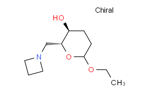CAS No. 240435-99-8, (2R,3S)-2-(Azetidin-1-ylmethyl)-6-ethoxytetrahydro-2H-pyran-3-ol