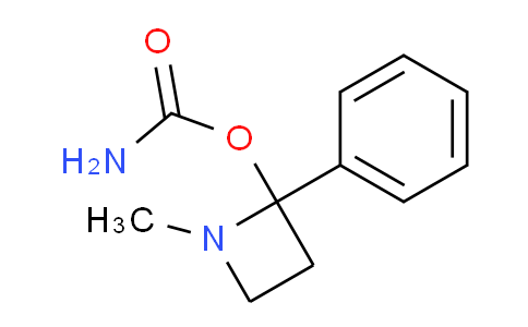 CAS No. 24466-51-1, 1-Methyl-2-phenylazetidin-2-yl carbamate