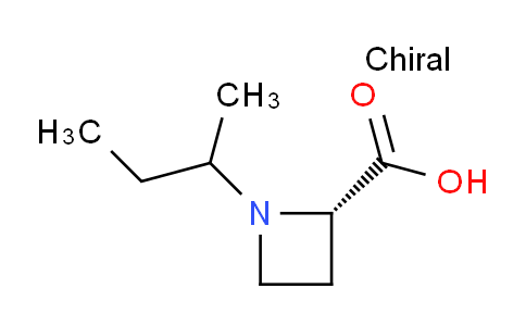 CAS No. 255883-02-4, (2S)-1-(sec-Butyl)azetidine-2-carboxylic acid