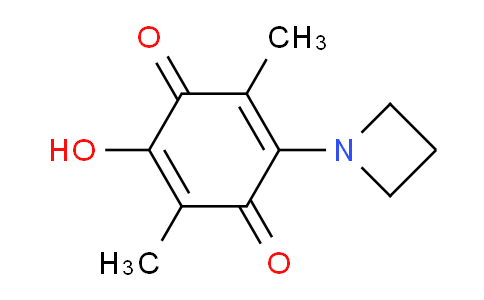 CAS No. 29441-87-0, 2-(Azetidin-1-yl)-5-hydroxy-3,6-dimethylcyclohexa-2,5-diene-1,4-dione