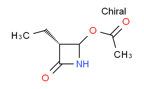 CAS No. 301154-81-4, (3R)-3-Ethyl-4-oxoazetidin-2-yl acetate