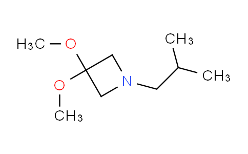 CAS No. 341978-92-5, 1-Isobutyl-3,3-dimethoxyazetidine