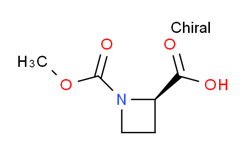 CAS No. 496918-42-4, (R)-1-(Methoxycarbonyl)azetidine-2-carboxylic acid