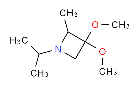 CAS No. 547753-51-5, 1-Isopropyl-3,3-dimethoxy-2-methylazetidine