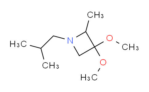 CAS No. 547753-59-3, 1-Isobutyl-3,3-dimethoxy-2-methylazetidine