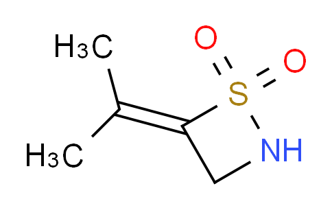 CAS No. 553663-92-6, 4-(Propan-2-ylidene)-1,2-thiazetidine 1,1-dioxide