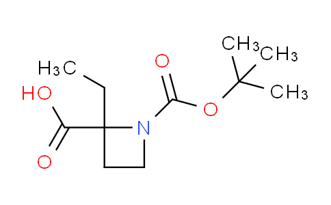 CAS No. 610791-07-6, 1-(tert-Butoxycarbonyl)-2-ethylazetidine-2-carboxylic acid