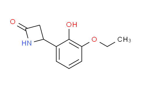 CAS No. 777885-74-2, 4-(3-Ethoxy-2-hydroxyphenyl)azetidin-2-one