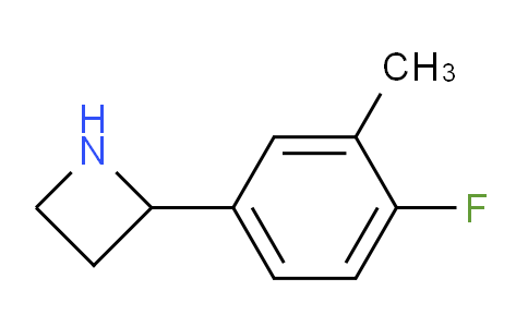 CAS No. 777888-90-1, 2-(4-Fluoro-3-methylphenyl)azetidine