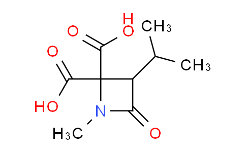CAS No. 779288-70-9, 3-Isopropyl-1-methyl-4-oxoazetidine-2,2-dicarboxylic acid
