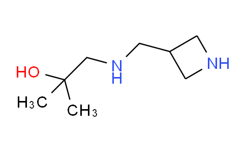 CAS No. 784117-83-5, 1-((Azetidin-3-ylmethyl)amino)-2-methylpropan-2-ol