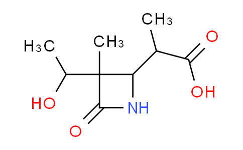 CAS No. 787503-77-9, 2-(3-(1-Hydroxyethyl)-3-methyl-4-oxoazetidin-2-yl)propanoic acid