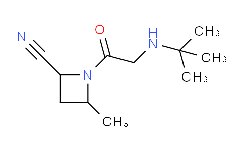 CAS No. 794465-07-9, 1-(2-(tert-Butylamino)acetyl)-4-methylazetidine-2-carbonitrile