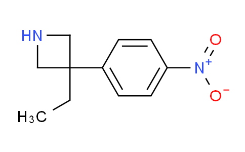 CAS No. 804435-90-3, 3-Ethyl-3-(4-nitrophenyl)azetidine
